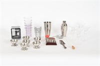 Barware Supplies - Cocktail Shaker, Glassware, etc