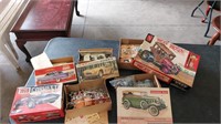 5 vintage model kits