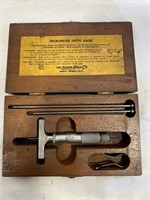 Micrometer depth gage