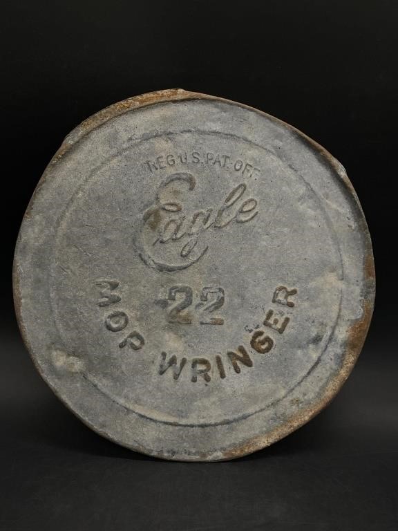 Vintage Eagle Mop Wringer Bottom of Bucket