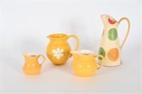 Loucarte, Vietri Pottery Pitchers  & Assorted