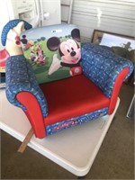 Child's Mickey Mouse Padded Arm Chair