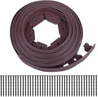 2 packs of 40 FT No Dig Garden Edging Kits with
