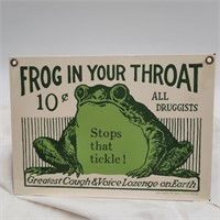 Frog In Your Throat Sign - Stop that Tickle