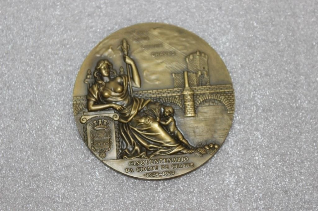 A Bronze Commemorative Coin or Medal