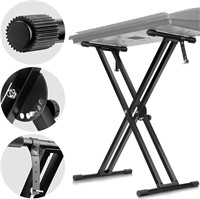 $56 CAHAYA Keyboard Stand Double Braced X Style