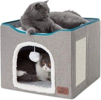 Bedsure Cat Bed for Indoor Cats -Large Cat Cave
