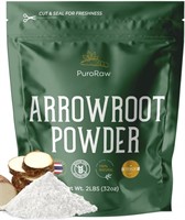 Arrowroot Starch Powder, 2lb Gluten Free, Pure