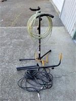 (2) Guitar Stands & Audio Cables