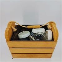 Vintage Box of Mason Jar Lids+