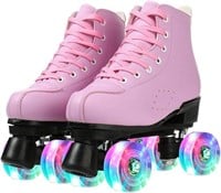 PU Leather High-top Roller Skates for Women, 4