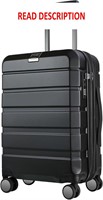 $100  KROSER 20-Inch Spinner Luggage  TSA  pink