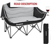 $140  KingCamp Double Chair Loveseat  441lbs