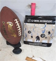 Rawling Force Soft Touch Football & Stand, etc