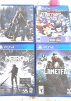 Box of PS4 Games