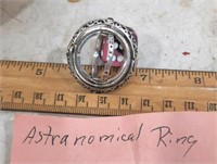 Vintage Genuine Alabaster Jewelry Box
