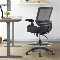 BOLISS Mesh Ergonomic Drafting Chair-Black