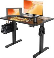 Claiks Electric Standing Desk-40x24", Black
