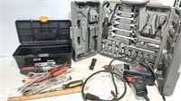 Drill, Tool Box, Wrenches, Sockets, etc