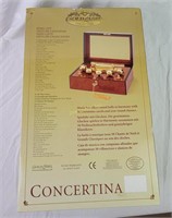 Gold Label 'Concertina' Music Box