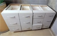 2 Six Drawer Cabinets