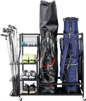 $118  Golf Storage  2 Bag Stand - Mythinglogic