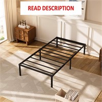 $46  Jebosam Twin XL Bed Frame  2500 lbs  14in