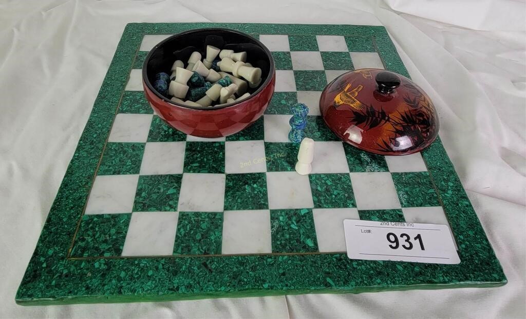 11" Clay Chessboard