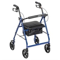 $99  Drive Medical Aluminum Rollator  Blue