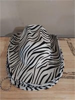 3ct Zebra Cowboy Style Hats