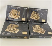 4 New in Box Marble Squad Marble Run Kits