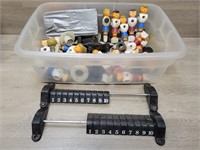 Vtg Foosball People, Scorer, Bumpers