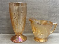 Jeanette Iris & Herringbone Carnival Glass Items