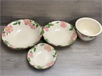 Franciscan Desert Rose Bowls - (2) Serving, B