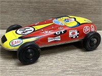 Japan Tin Toy Race Car w/ Advertising
