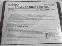 BID X 5:  A pack of 20 NEW WINCO grill /griddle sc