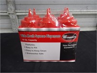 NEW PACK OF 6 Winware WIDE MOUTH SQUEEZE