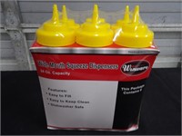 NEW PACK OF 6 Winware WIDE MOUTH SQUEEZE