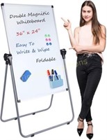 UIFER Stand White Board  Double Sided  36x24in