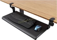 Clamp-On Adjustable Keyboard Tray  33 Wide