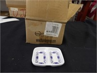 BID X 1: NEW BOX OF 12,  Double Sauce Dish