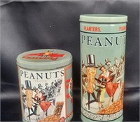 Vtg Planters Peanut Tins 2 Resale $25