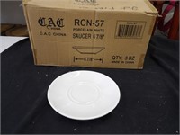 NEW BOX OF 28,  6-7/8" SAUCER