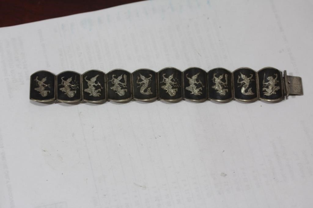 A Sterling Thai Bracelet
