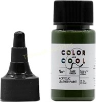 Acrylic Leather Paint 1fl oz (Dark Green)