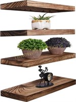 YYWUOJJ Floating Shelves  Set of 4  17inch