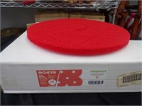 BID X 9: New 19" Red Buffing Pad