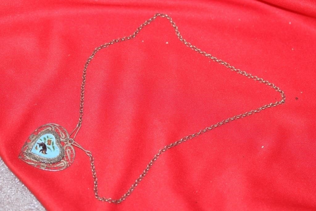 An Enamel Pendant