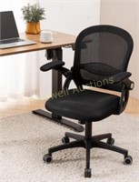 Mesh Office Chair  Mid-Back  Swivel  Black