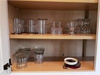 Lot of Clear Glass Glasses see pictures